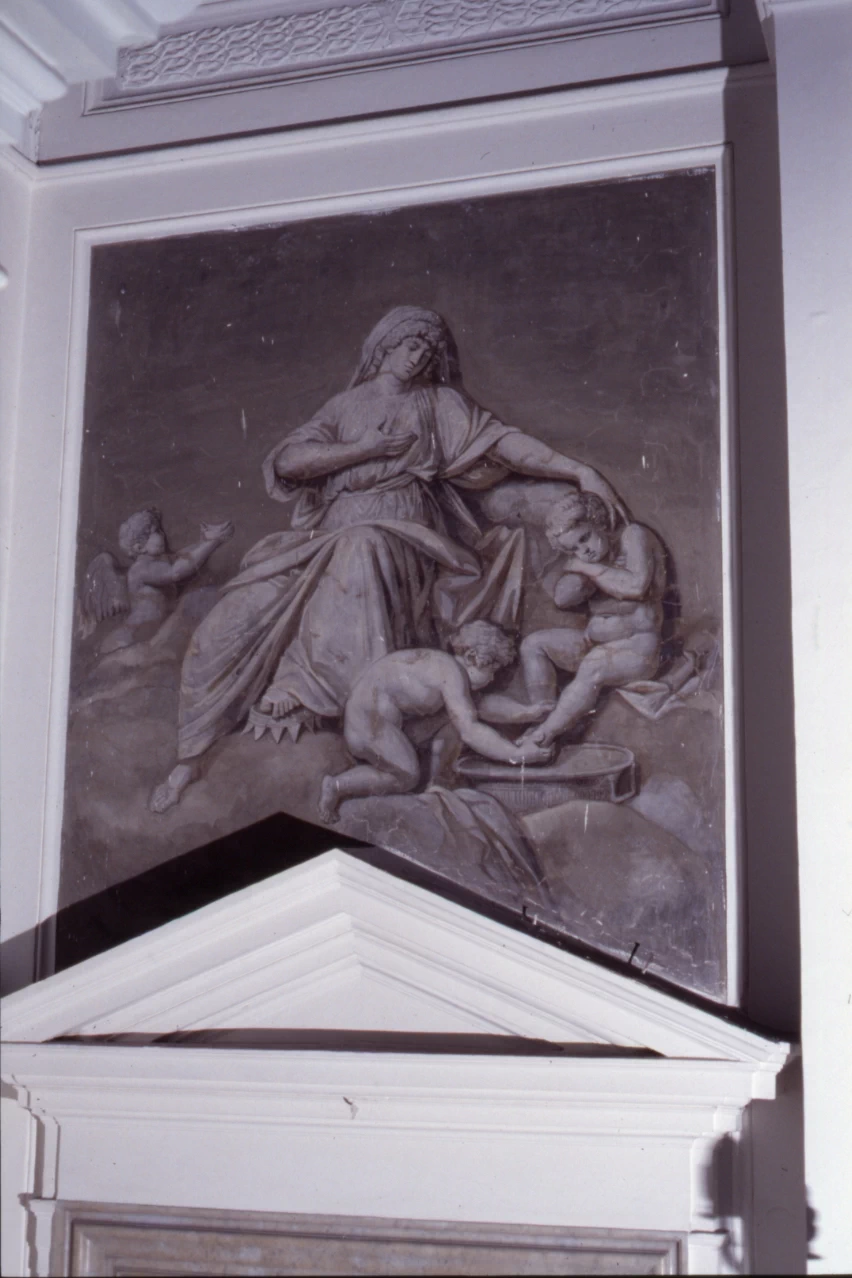 Figura allegorica femminile - Chiesa della Trinità dei Pellegrini, Napoli